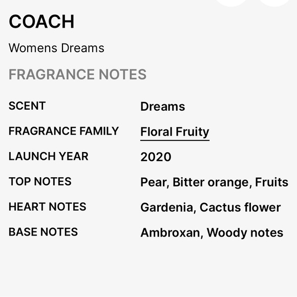 COACH DREAMS Eau de Parfum 0.15oz Mini Splash NEW IN BOX - Picture 5 of 6